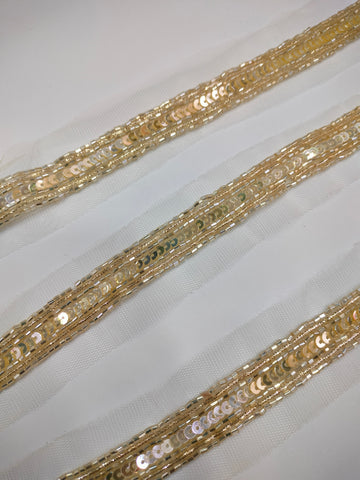 Golden Embellished Border