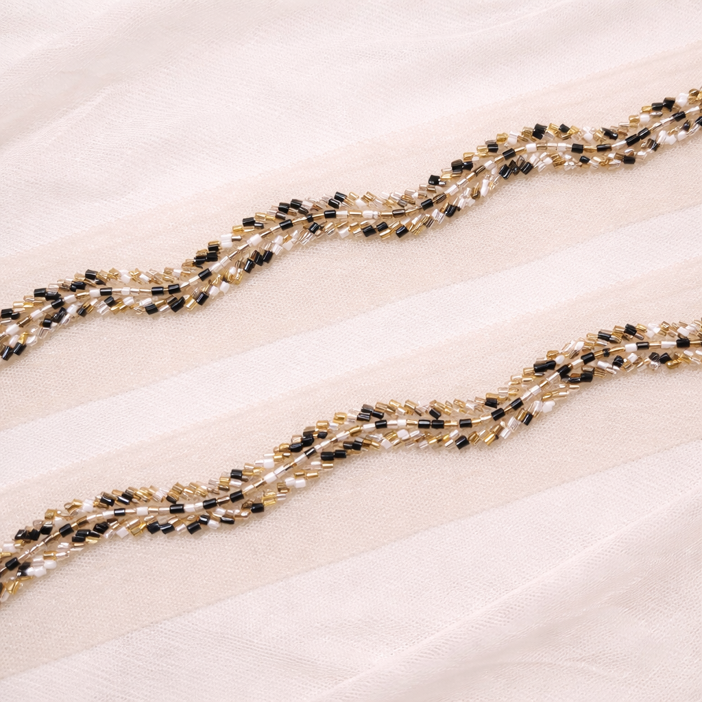 Embellished Cutdana Handwork Lace Border