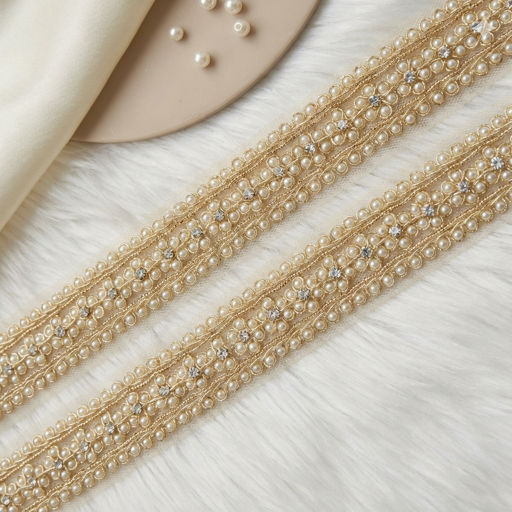 Elegant Water Gold Handcrafted Trim