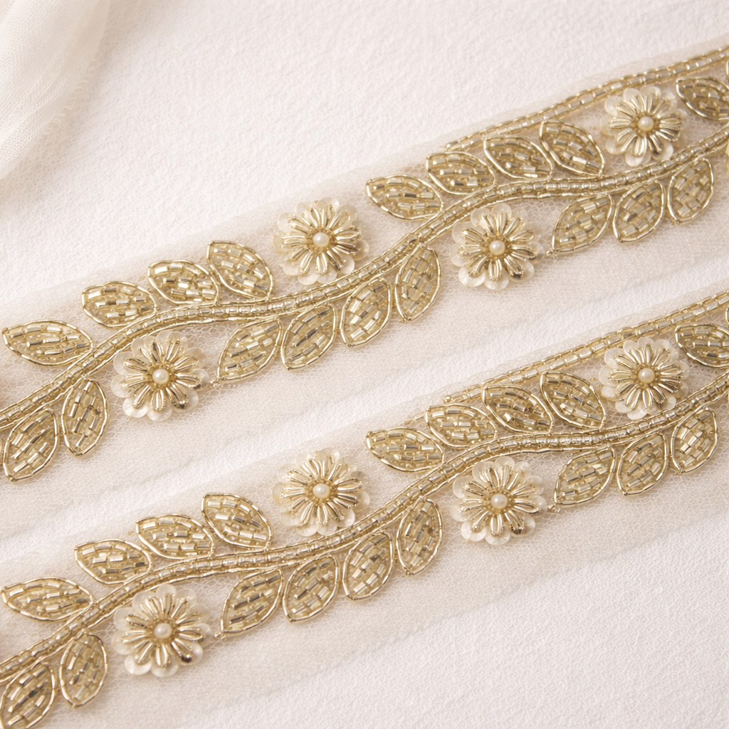 Light Gold Handwork Trim