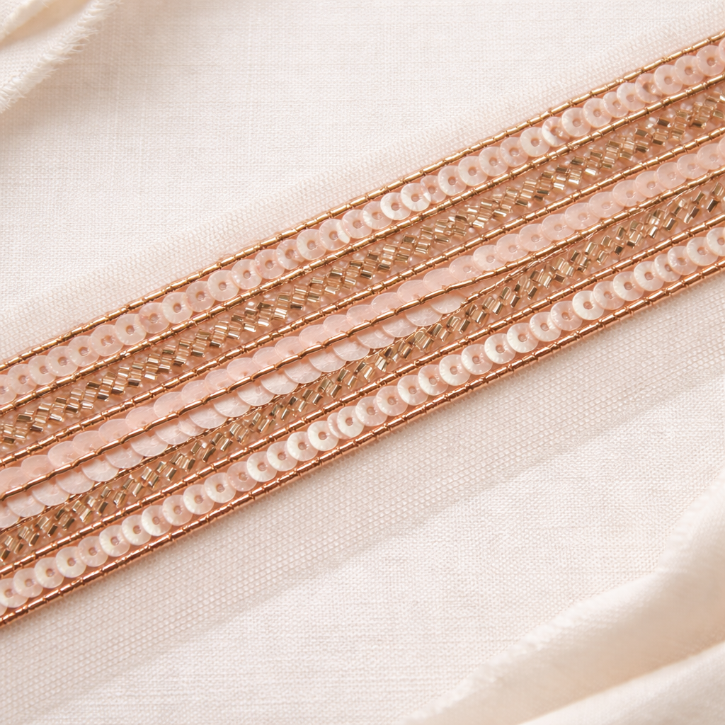 Rose Gold Handwork Trim