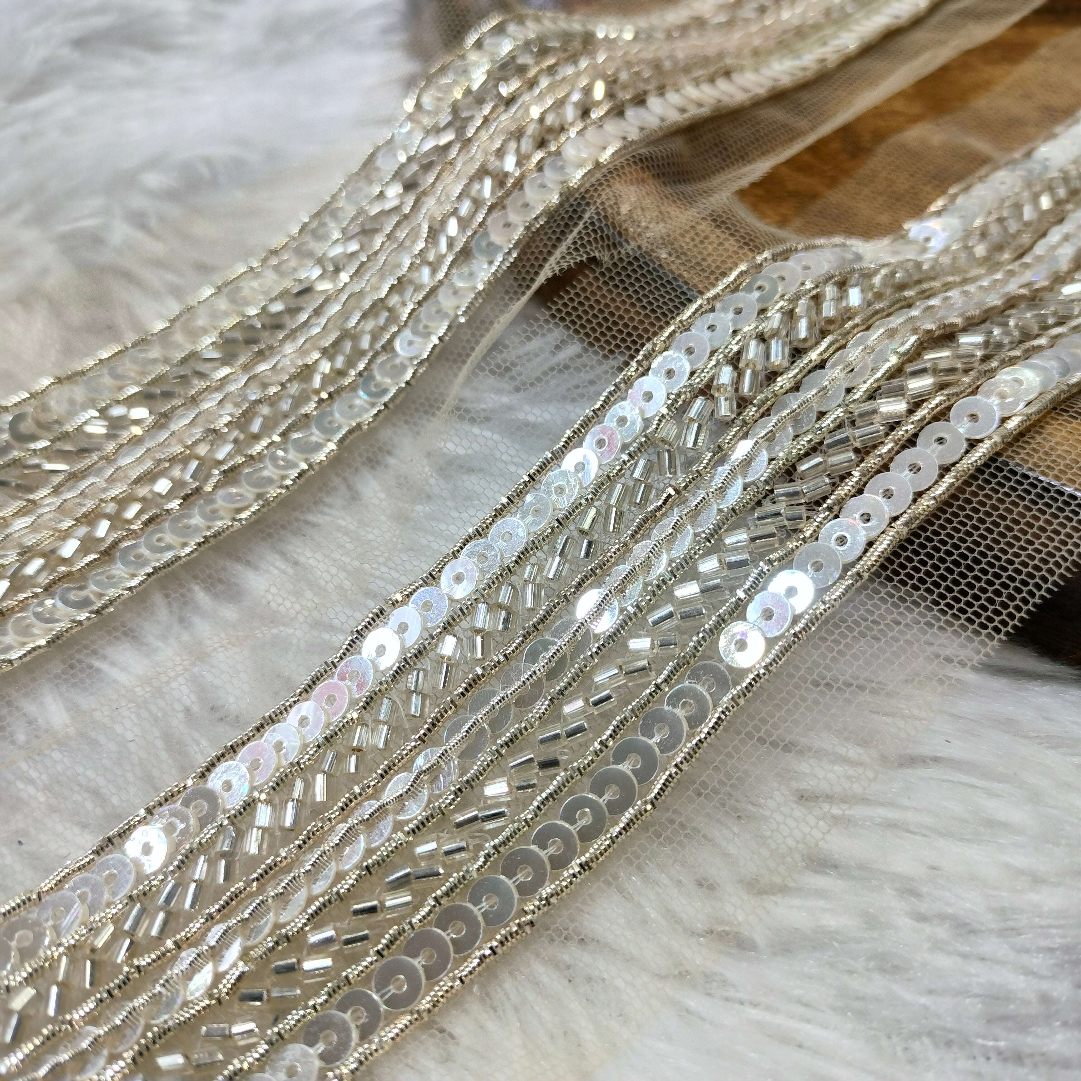 Water Gold Handwork Trim