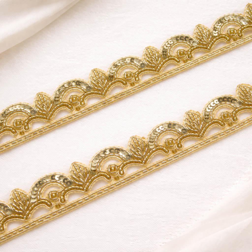Sequin And Cutdana Work Handcrafted Trim