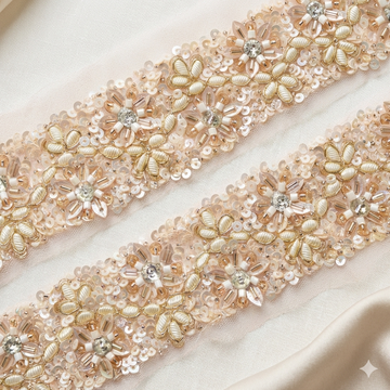 Peach Exquisite Handcrafted Trim