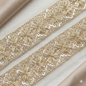Light Gold Exquisite Handcrafted Trim