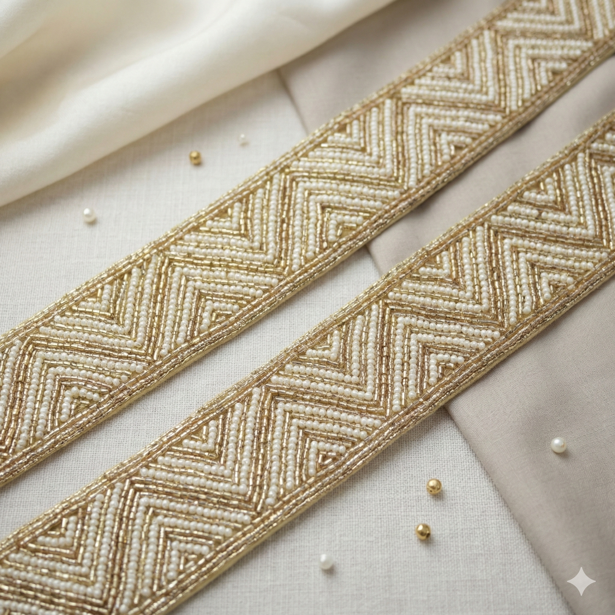 Golden Exquisite Handcrafted Trim