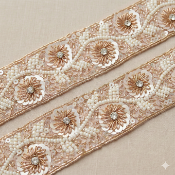 Rose Gold Exquisite Handcrafted Trim