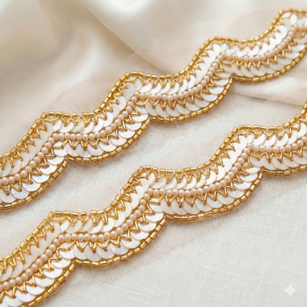 heavy lace for saree