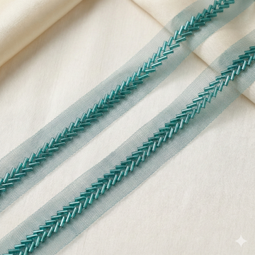 Embellished Cutdana Handwork Trim