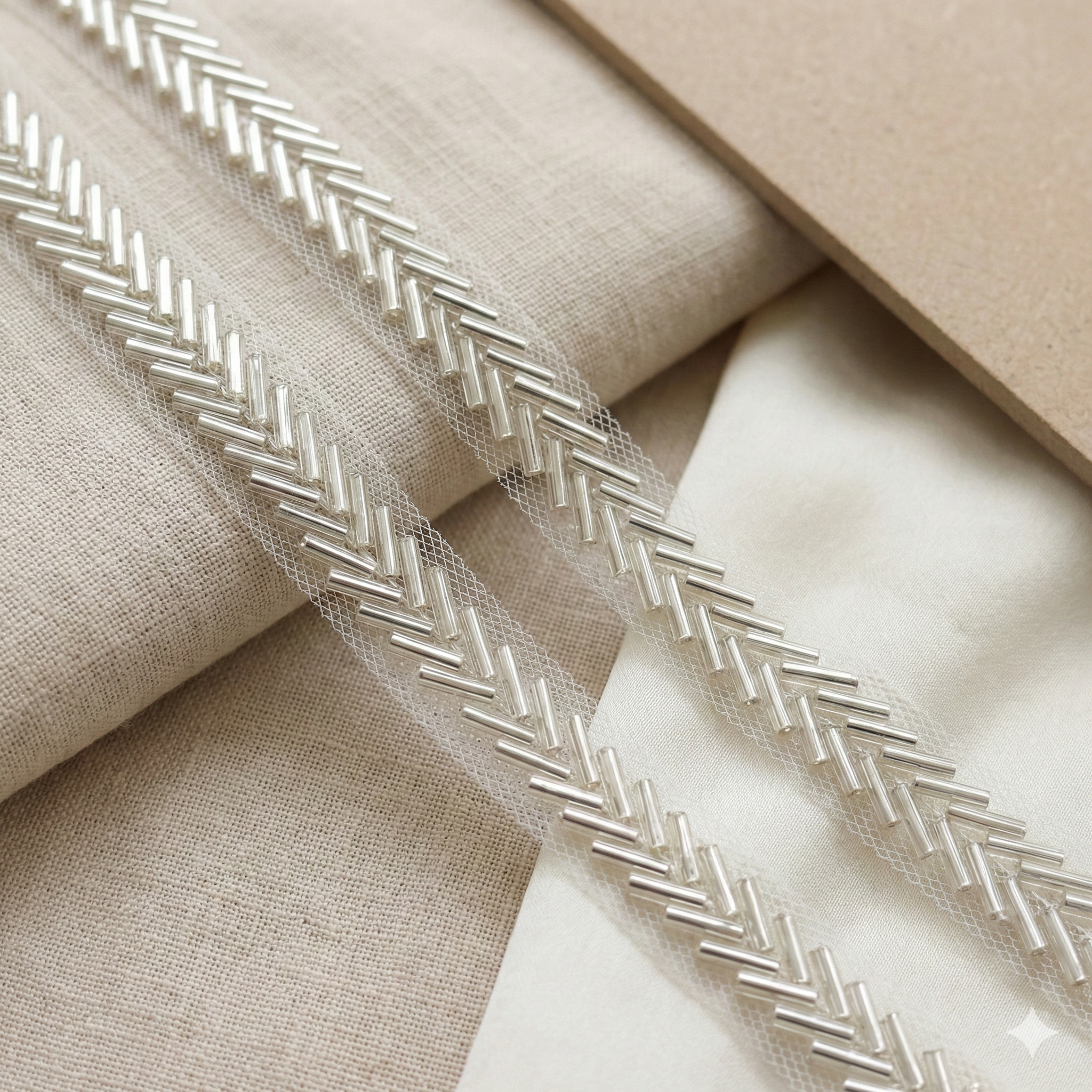 Embellished Cutdana Handwork Trim