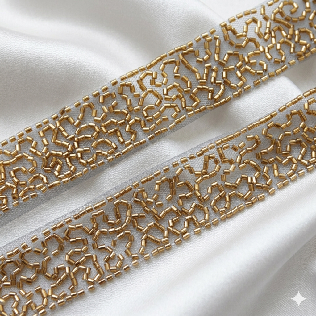 Cutdana Embellished Handwork Trim
