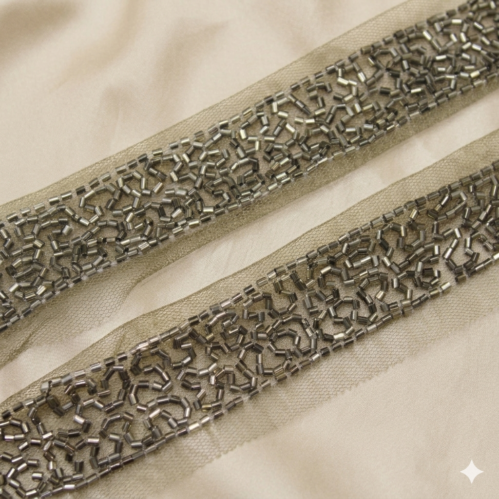 Cutdana Embellished Handwork Trim