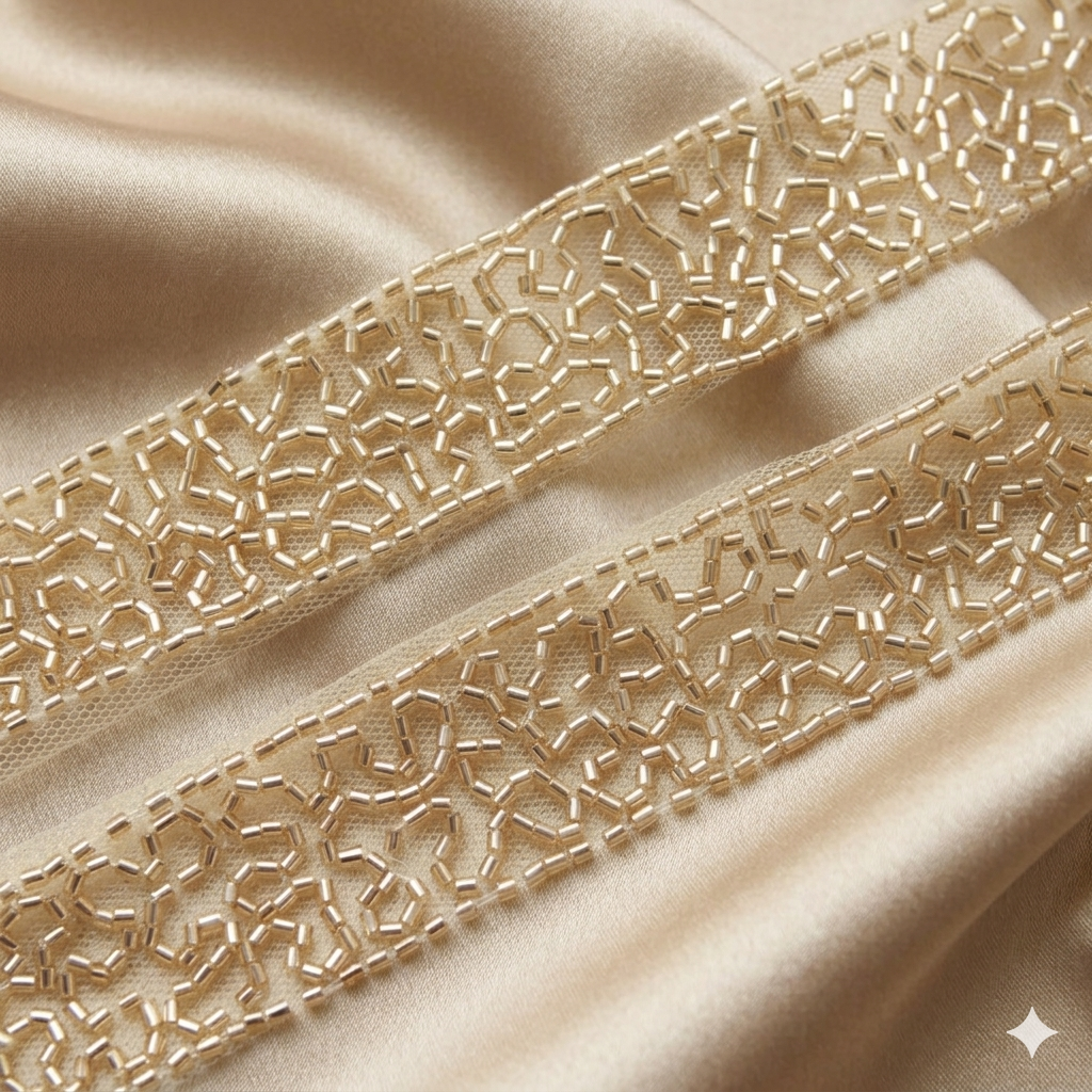 Cutdana Embellished Handwork Trim