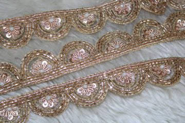 Rose Gold Scalloped Trim