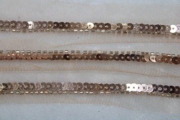 Rose Gold Embellished Handwork Trim