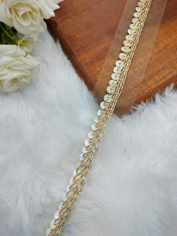 Light Gold Embellished Border