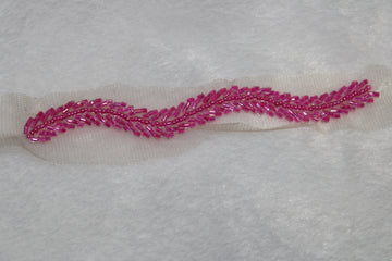 Pink Intricate Embellished Border