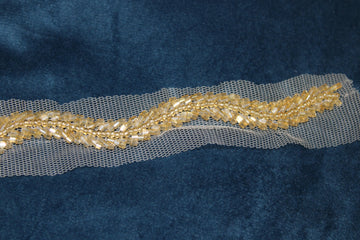 Golden Intricate Embellished Border