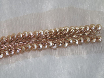 Rose Gold Embellished Border