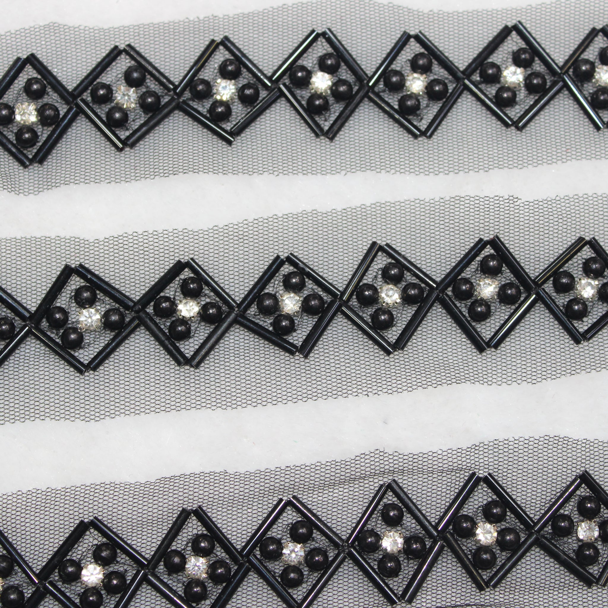 Black Embellished Border