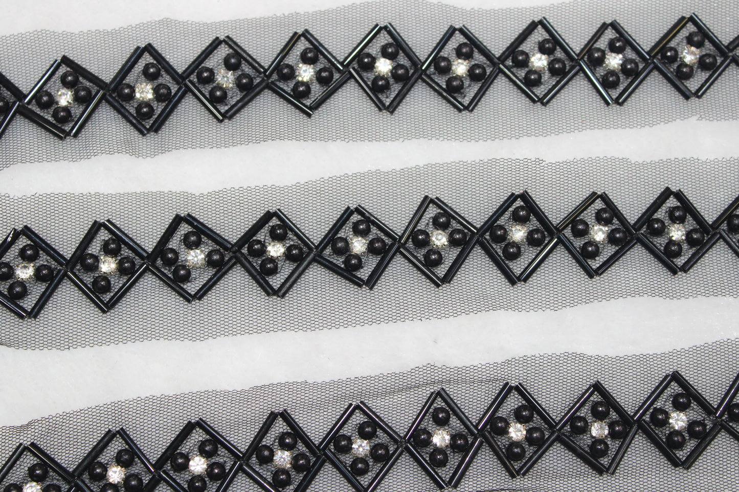 Black Embellished Border