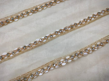 Light Gold Embellished Border