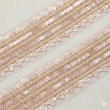 Rose Gold Embellished Trim