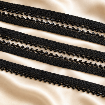 Beaded Crochet Lace Trim for Ethnic & Designer Wear
