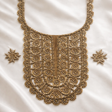Handcrafted Designer Neckline Applique