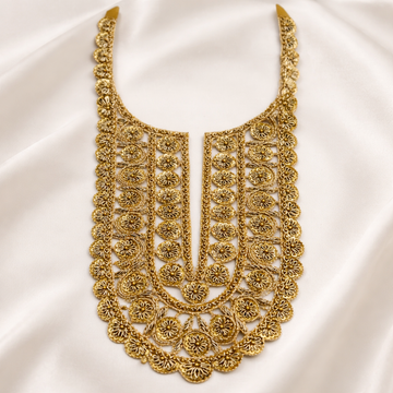 Heritage Floral Zardozi Neck Patch