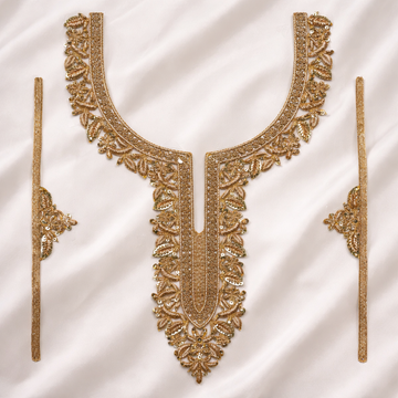 Hand Embroidered Designer Neckline