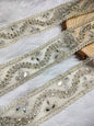 Elegant Light Gold Stone Fancy Trim