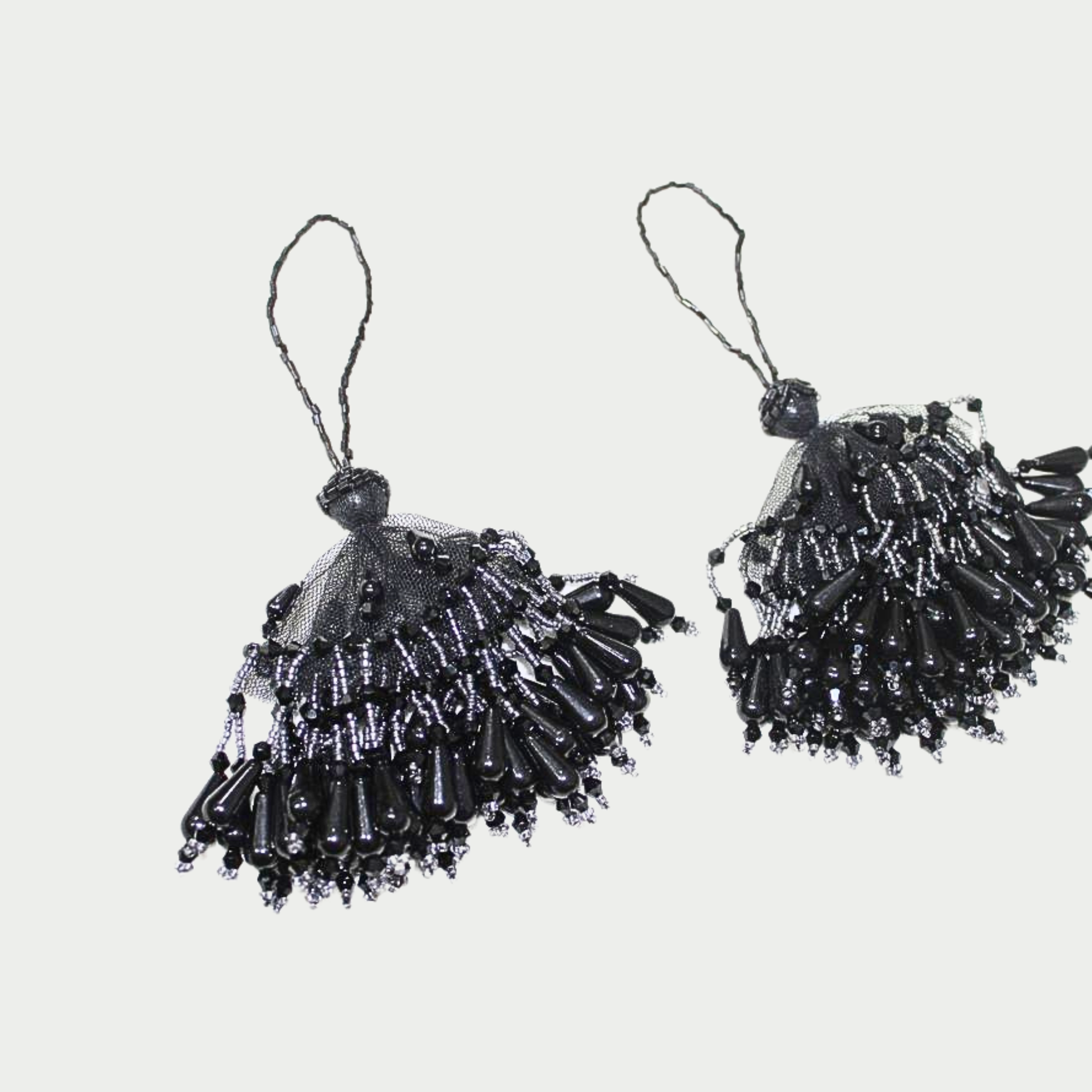 Ethnic Black Tassels