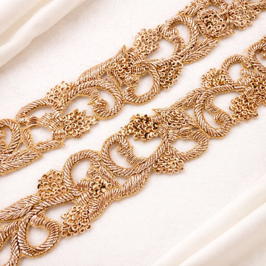 Light Gold Handcrafted Trim