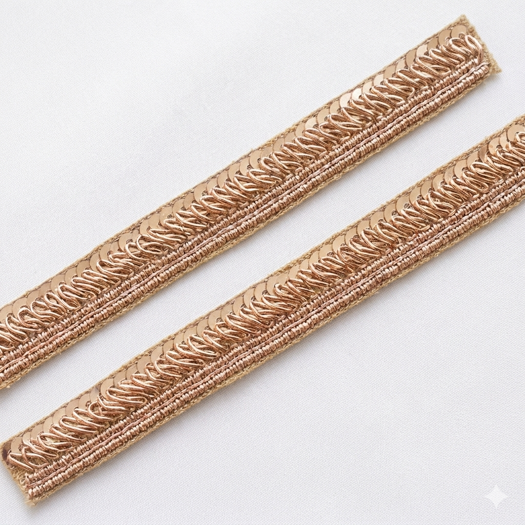 Zardozi Braided Embroidered Lace Trim