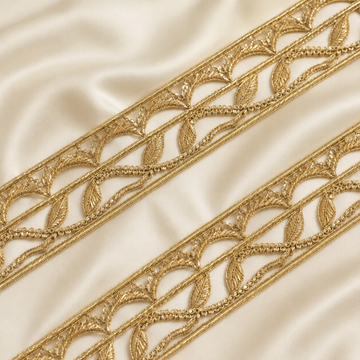 Zardozi Floral Vine Cutwork Lace Border for Designer Wear (Copy)