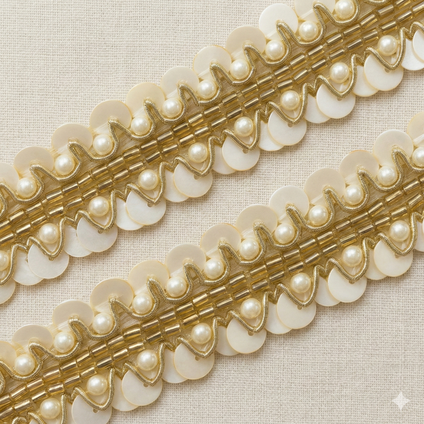 Pearl Zardozi Lace