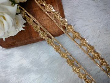 Golden Handwork Zardozi Work Lace