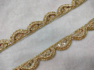 Golden Handwork Zardozi Work Lace