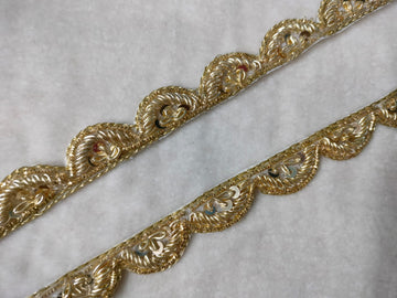 Golden Handwork Zardozi Work Lace