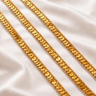 Sequin Zardozi Embellished Lace