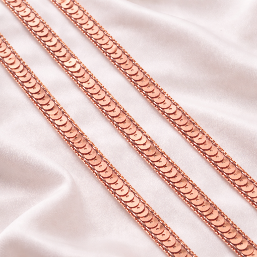 Sequin Zardozi Embellished Lace