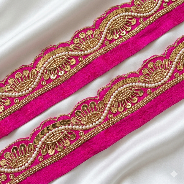 heavy lace for saree