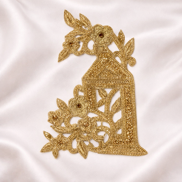 Handcrafted Lantern Zardozi Patch