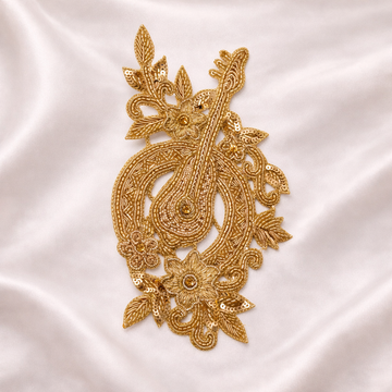 Handcrafted Sitar Zardozi Patch