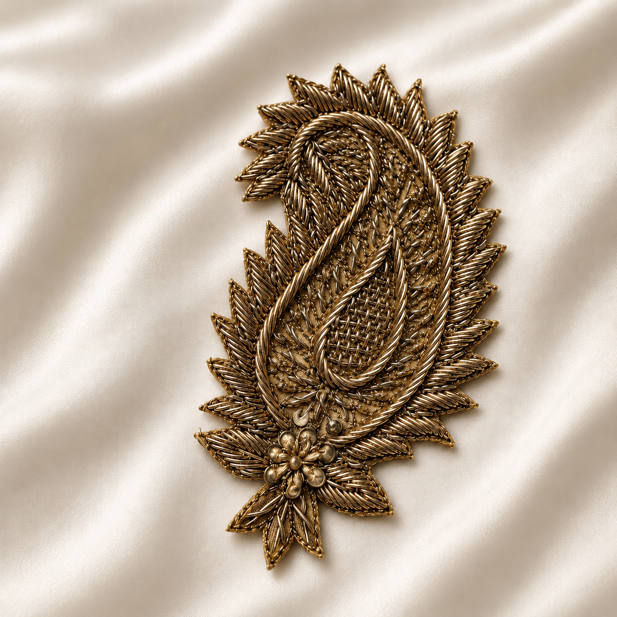 Handcrafted Paisley Embroidered Designer Patch