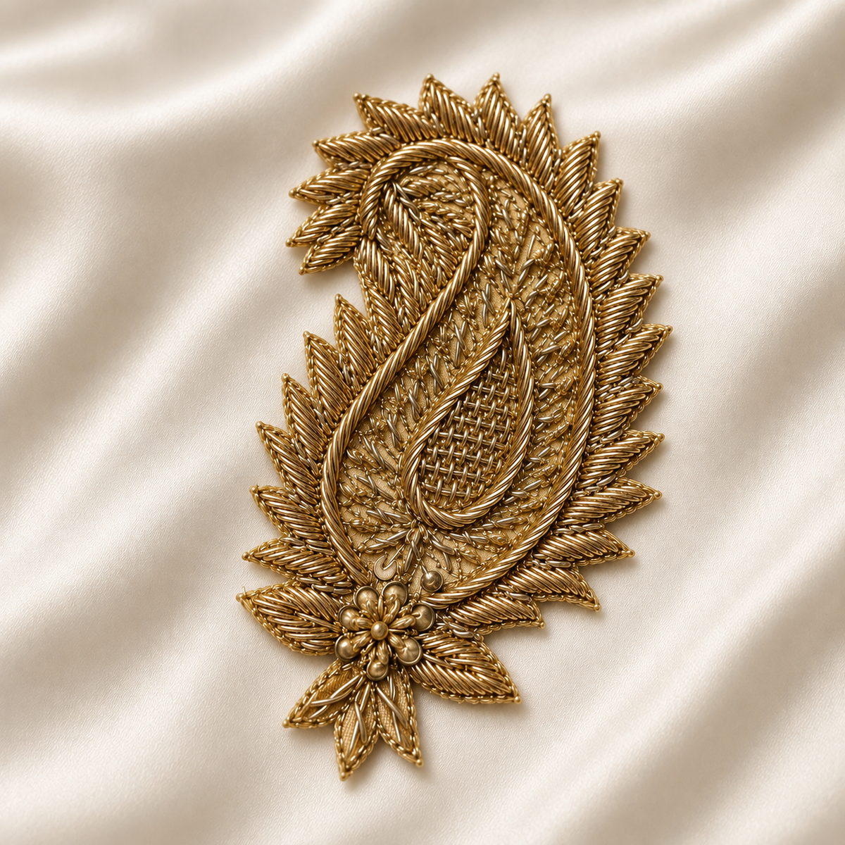 Handcrafted Paisley Embroidered Designer Patch