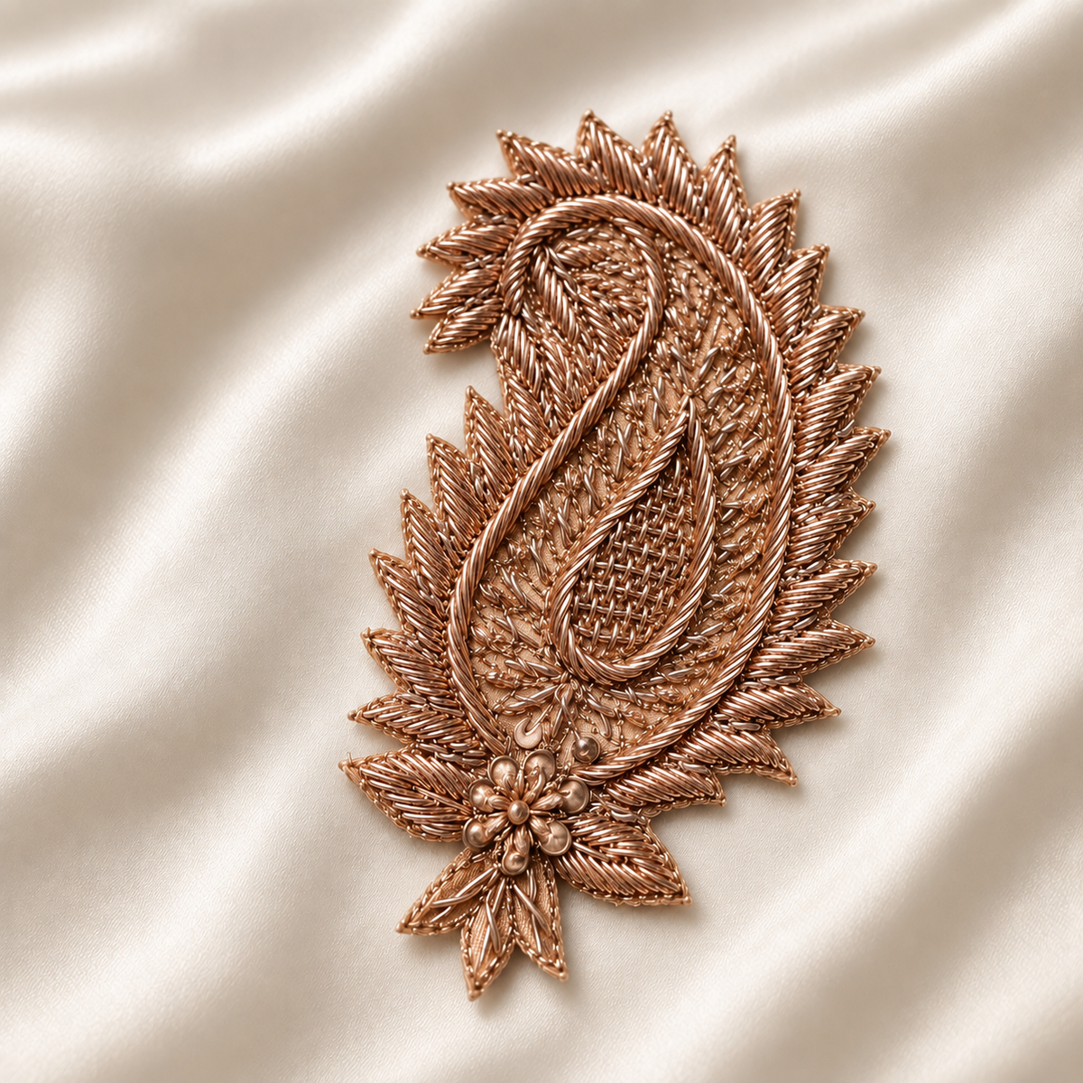 Handcrafted Paisley Embroidered Designer Patch