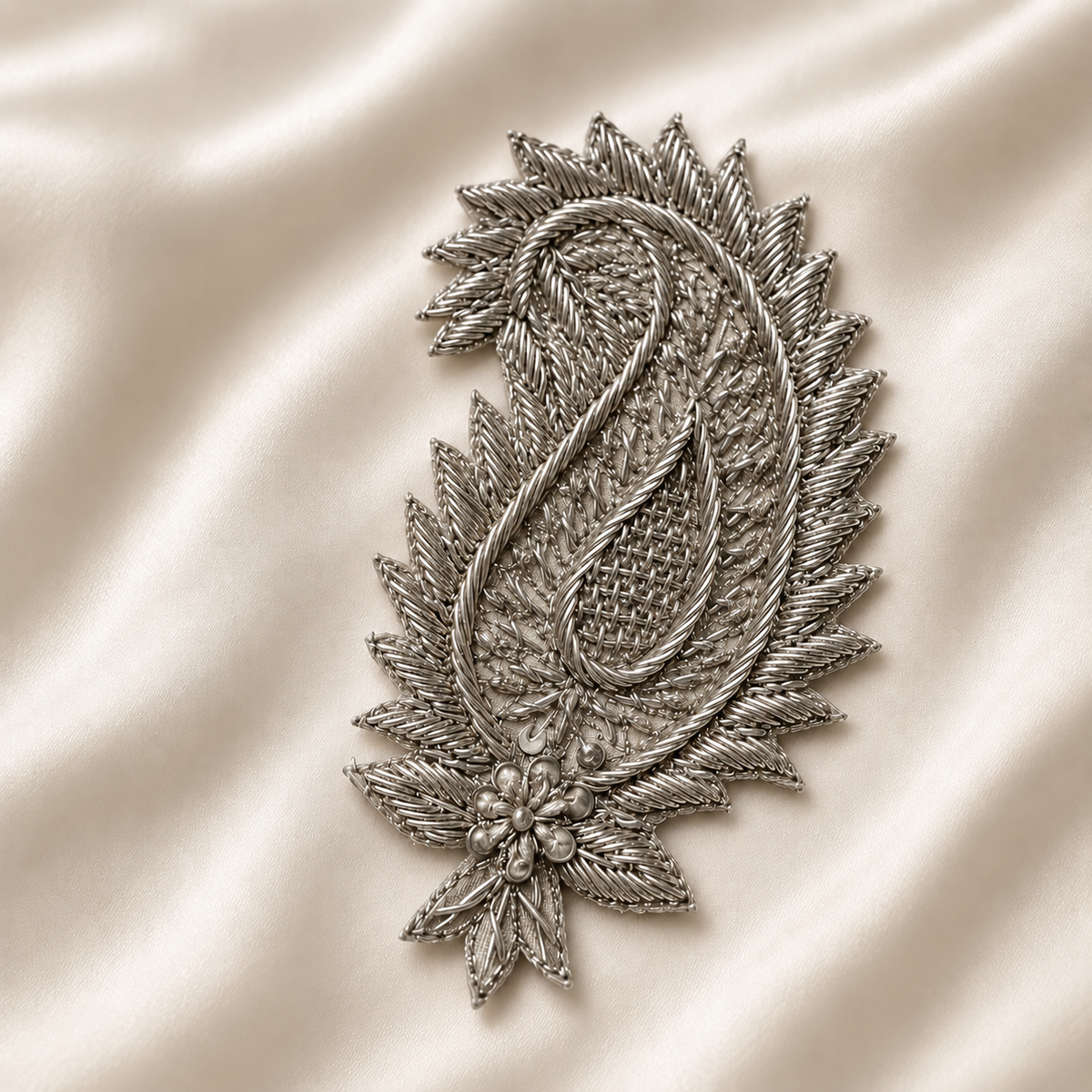 Handcrafted Paisley Embroidered Designer Patch