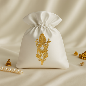 Handcrafted Golden Zardozi Patch hover image